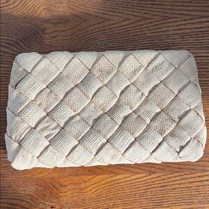 Loeffler Randall Aviva Natural Raffia Puff Clutch